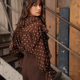 Blouse Augustine - café