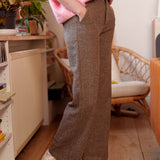 Léila camel pants