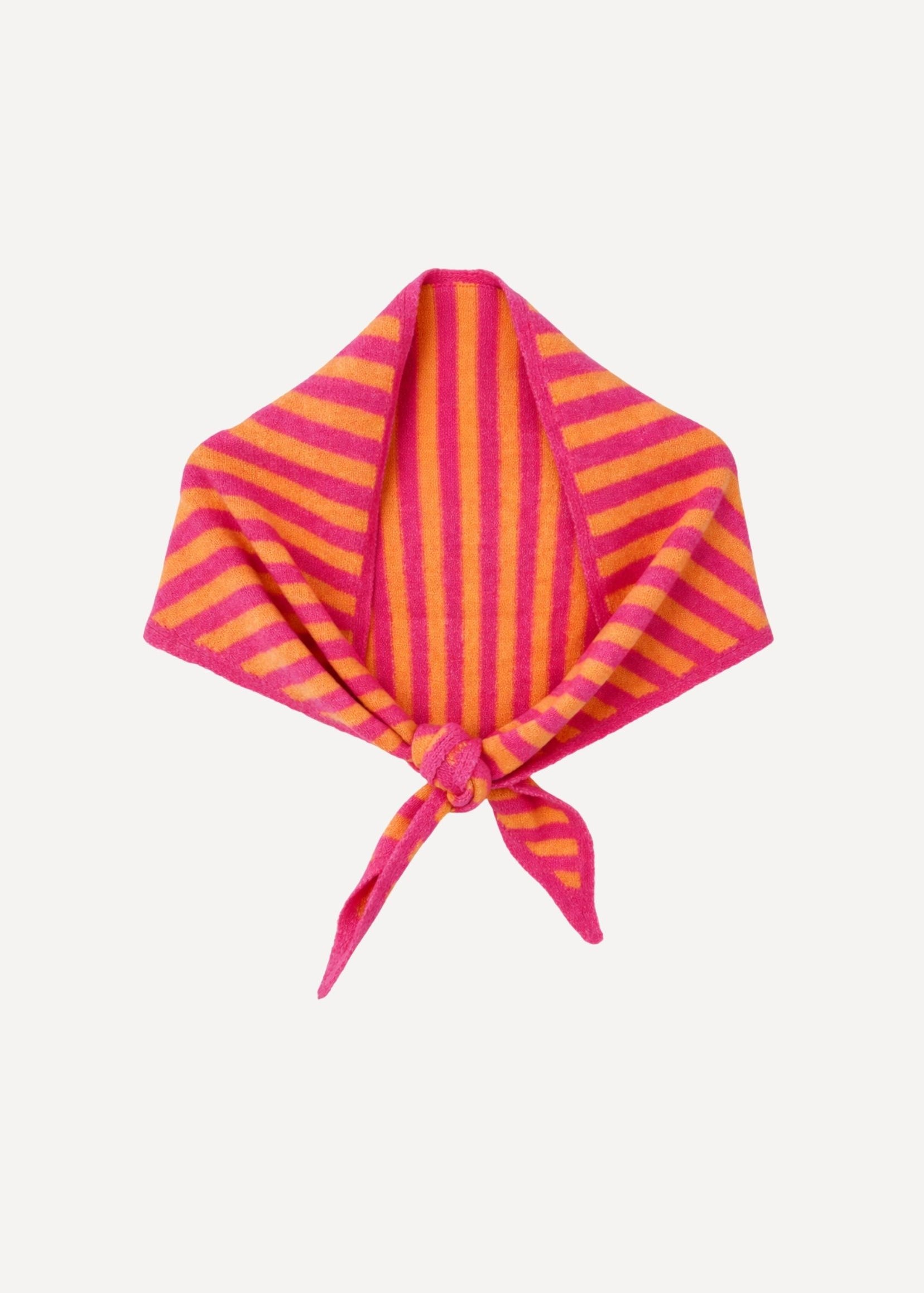 Foulard triangle Élio - Fushia