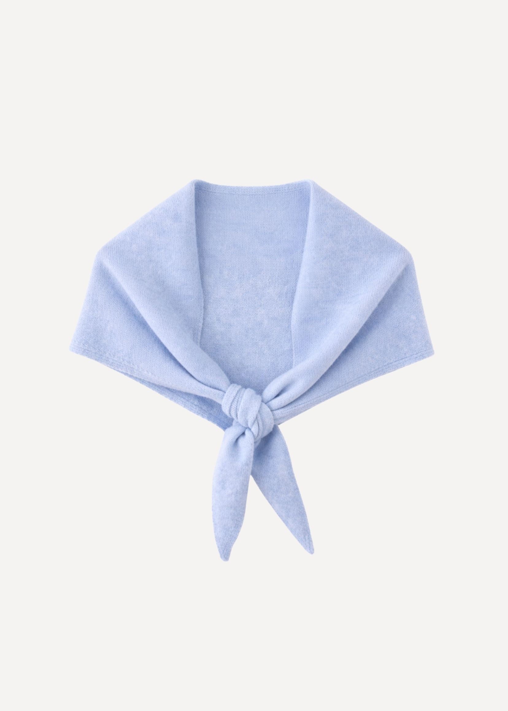 Foulard triangle Élio - Ciel