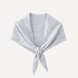 Foulard triangle Élio - gris clair