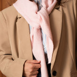 Foulard triangle Élio - Rose