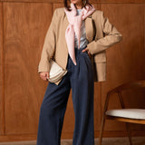 Foulard triangle Élio - Rose