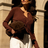 Gilet Lucienne - Café