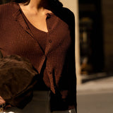 Gilet Lucienne - Café