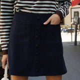 Louison Skirt - Navy Blue