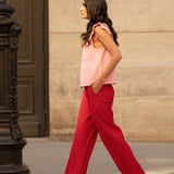 Pantalon April - Rouge