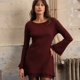 Robe Soléna - bordeaux