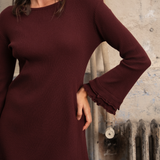 Robe Soléna - bordeaux