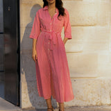 Robe Soline - Fuchsia