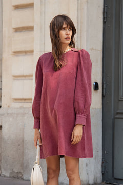 Robe Célestine - Bordeaux