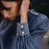 Robe Célestine - Bleu marine