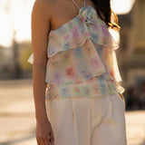 Top Flavie - Bleu ciel