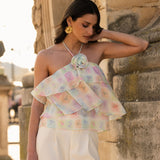 Top Flavie - Bleu ciel