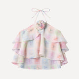 Top Flavie - Bleu ciel