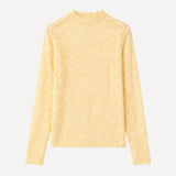 Top à manche longue Clarie - Jaune