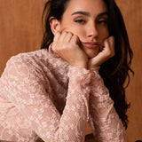 Top à manche longue Clarie - Rose