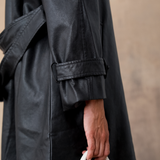 Alba Trench Coat - Black