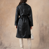 Alba Trench Coat - Black