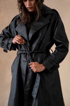 Alba Trench Coat - Black