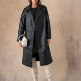 Alba Trench Coat - Black