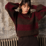 Pull Ysorine - burgundy